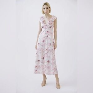 STORIA Multi‎ Flower Print Dress size Large